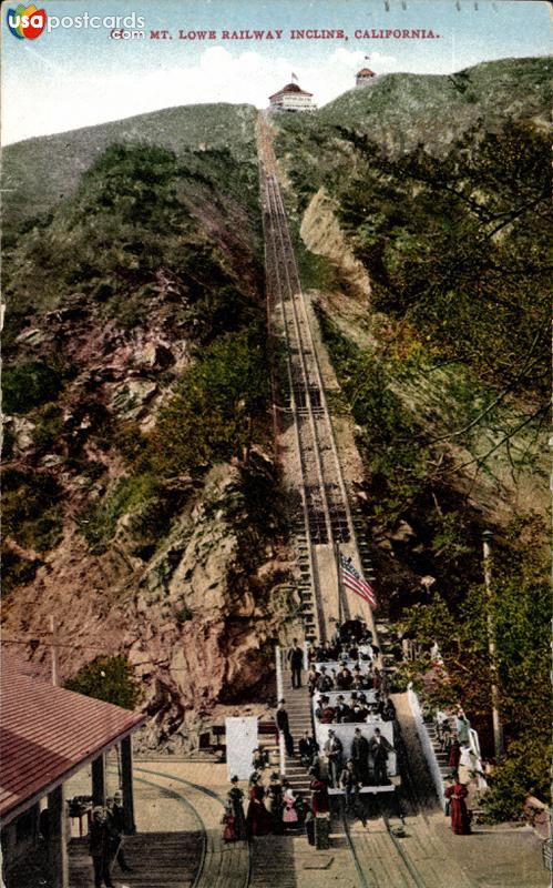 Pictures of Mount Lowe, California: Mt. Lowe Railway Incline