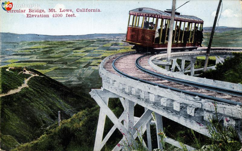 Pictures of Mount Lowe, California: Circular Bridge