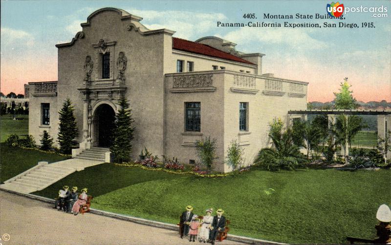 Pictures of San Diego, California: Montana State Building, Panama-california Esposition (1915)
