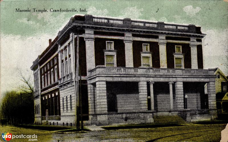 Pictures of Crawfordsville, Indiana: Masonic Temple