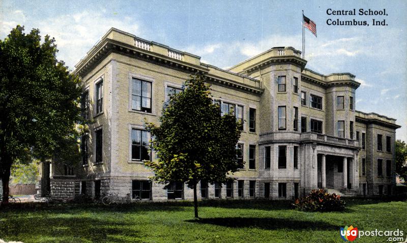Pictures of Columbus, Indiana: Central School