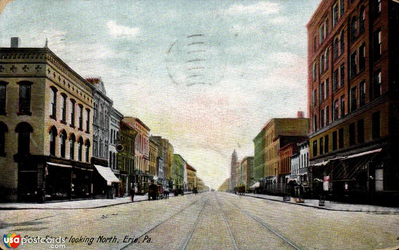 Pictures of Erie, Pennsylvania: State Street, looking North