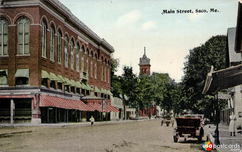 Pictures of Saco, Maine: Main Street