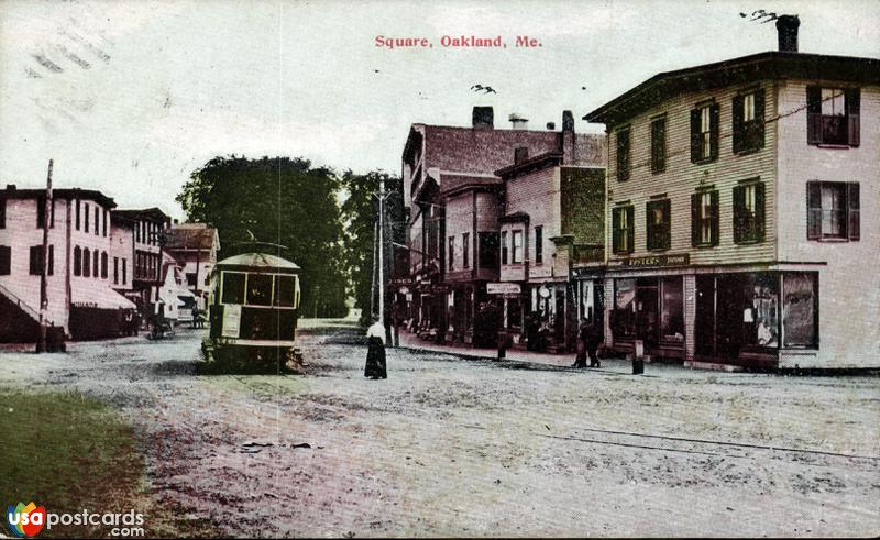 Pictures of Oakland, Maine: Square