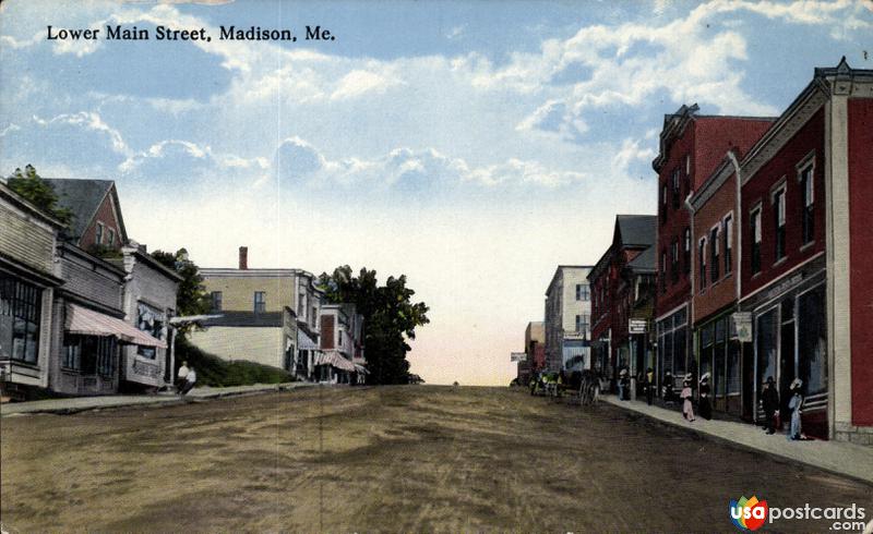 Pictures of Madison, Maine: Lower Main Street