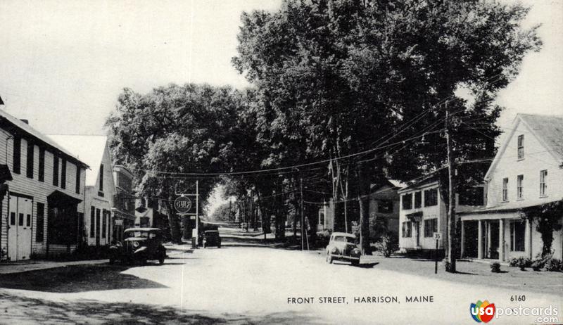 Pictures of Harrison, Maine: Front Street