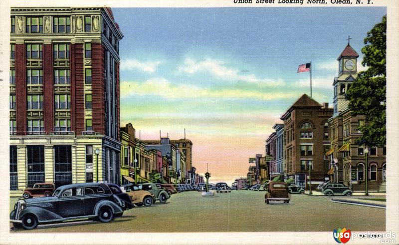 Pictures of Olean, New York: Union Street looking North