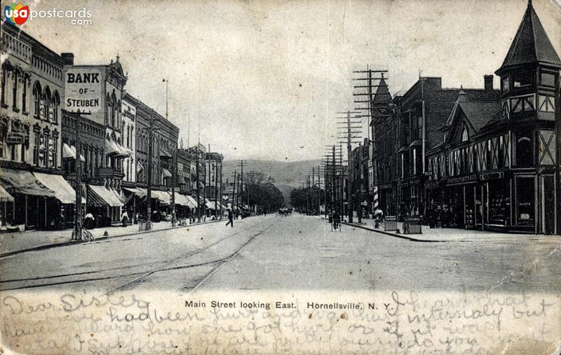 Pictures of Hornersville, New York: Main Street looking East