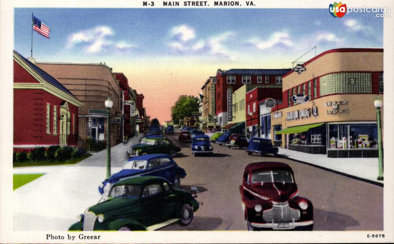 Pictures of Marion, Virginia: Main Street