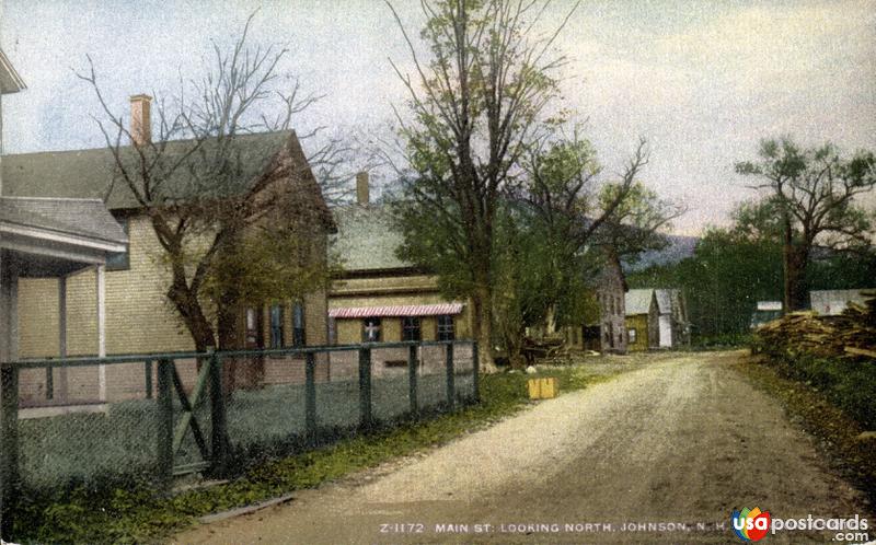 Pictures of Johnson, New Hampshire: Main Street, looking North