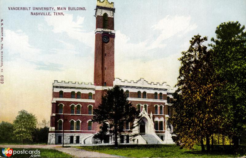 Pictures of Nashville, Tennessee: Vanderbilt University, Main Building