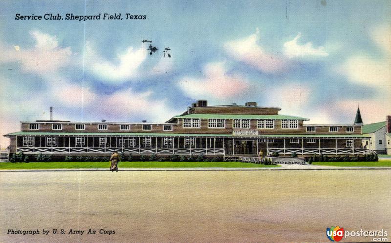 Pictures of Sheppard Field, Texas: Service Club