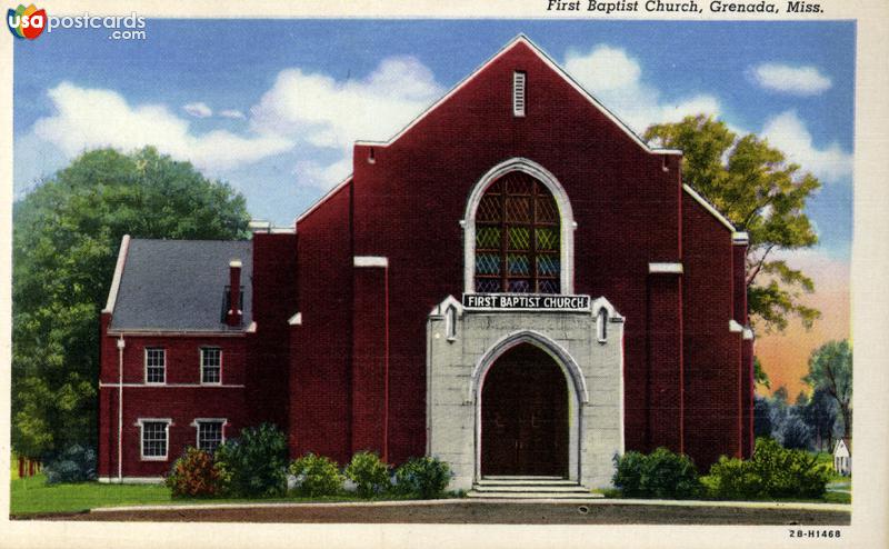 Pictures of Grenada, Mississippi: First Baptist Church