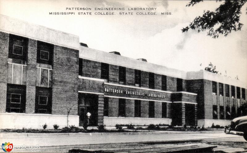 Pictures of State College, Mississippi: Patterson Engineering Laboratory, Mississippi State College