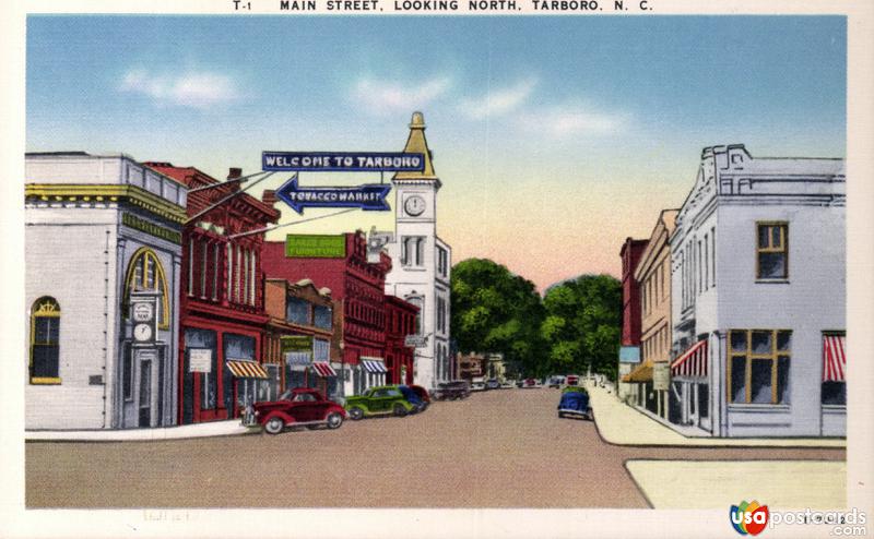 Pictures of Tarboro, North Carolina: Main Street, looking North