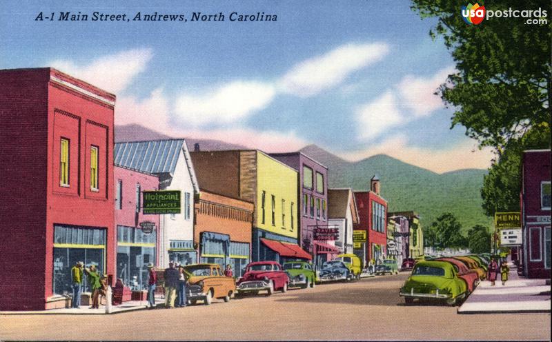 Pictures of Andrews, North Carolina: Main Street