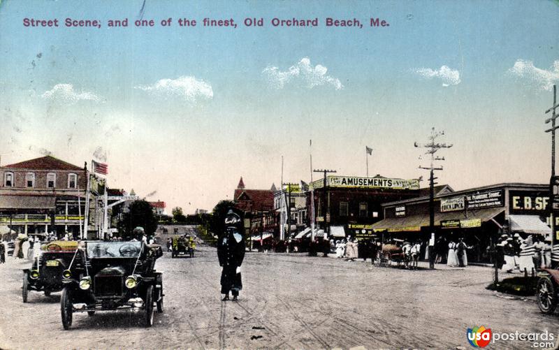 Pictures of Old Orchard Beach, Maine: Street Scene
