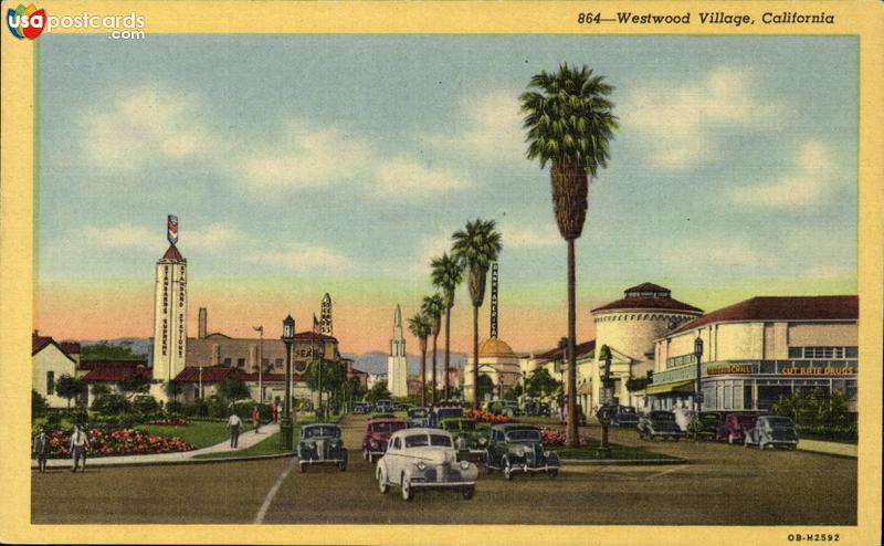 Pictures of Westwood Village, California: Street scene
