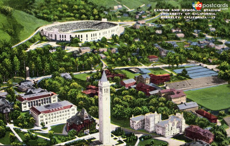 Pictures of Berkeley, California: Campus and Memorial Stadium, University of California