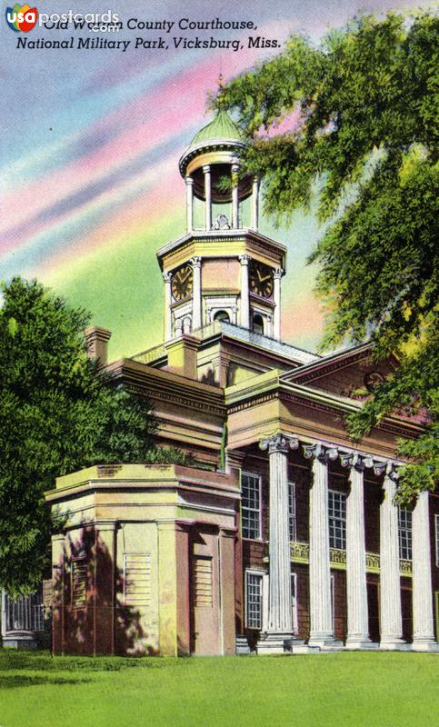 Pictures of Vicksburg, Mississippi: Old Warren County Courthouse, National Military Park