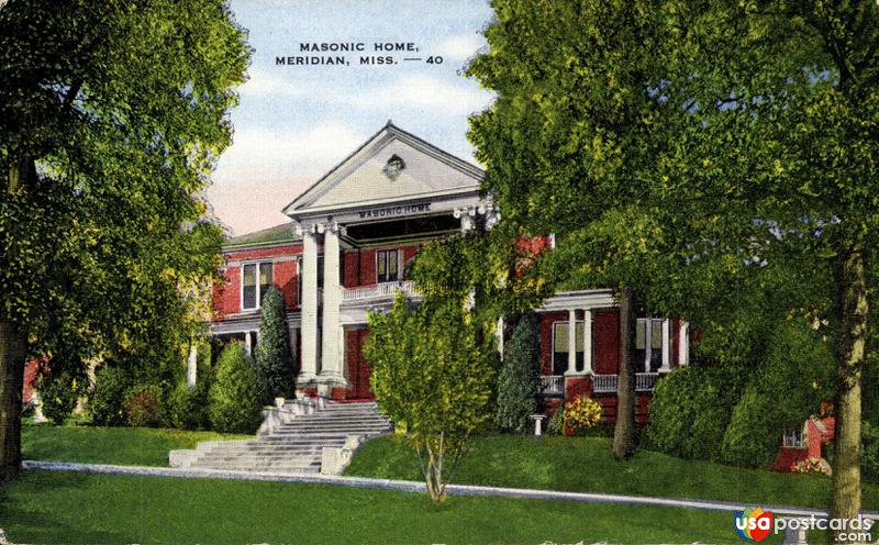 Pictures of Meridian, Mississippi: Masonic Home