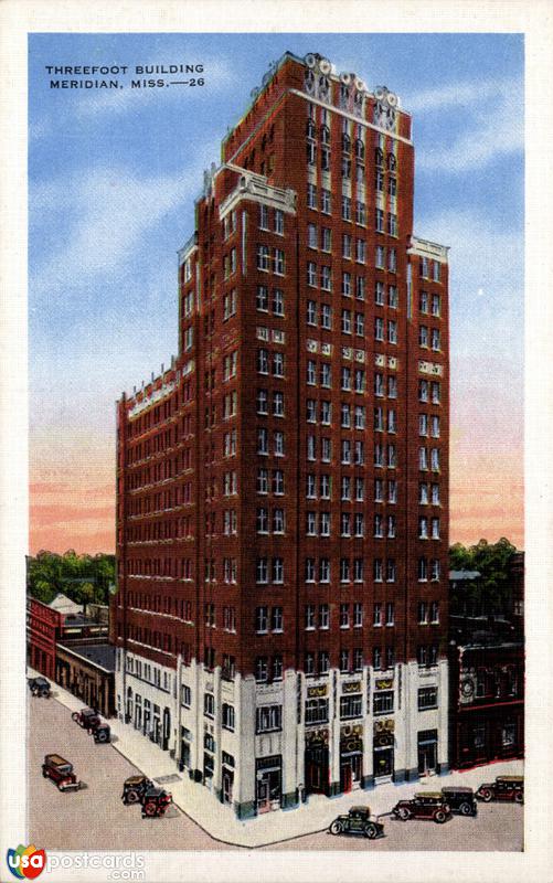 Pictures of Meridian, Mississippi: Threefoot Building