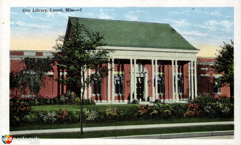 Pictures of Laurel, Mississippi: City Library