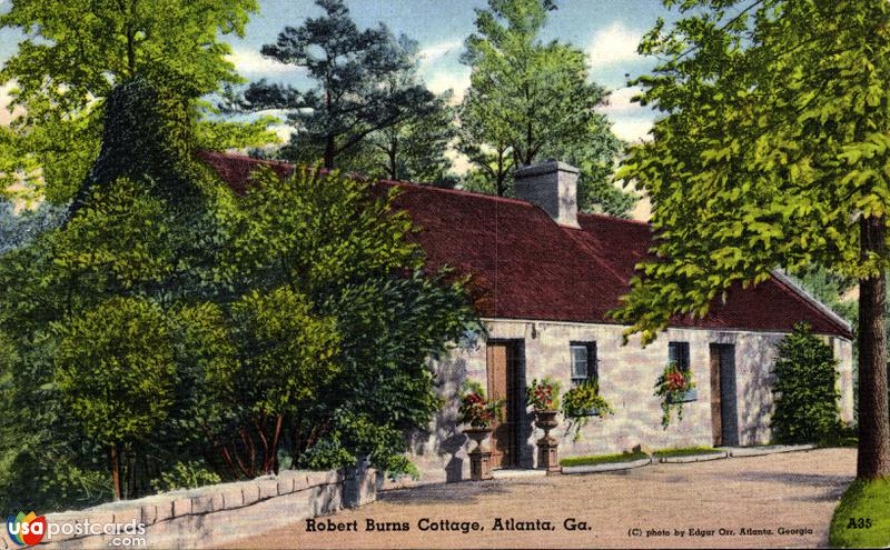 Pictures of Atlanta, Georgia: Robert Burns Cottage