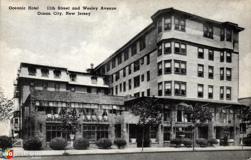 Pictures of Ocean City, New Jersey: Oceanic Hotel, 11th Street and Wesley Avenue