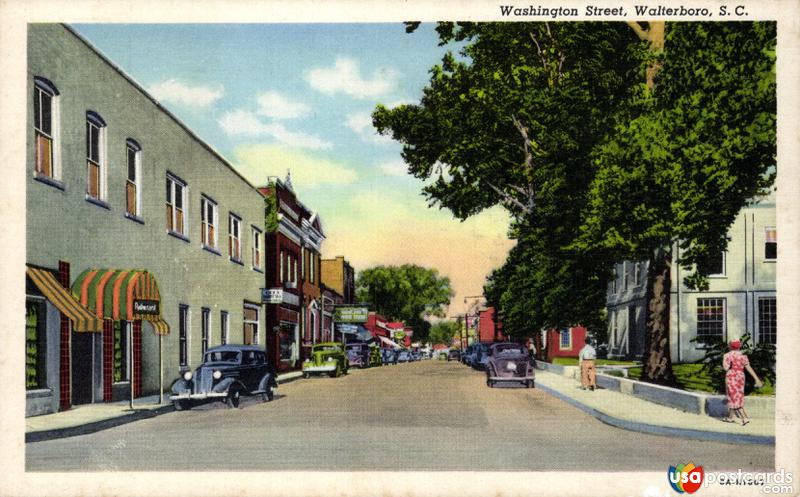 Pictures of Walterboro, South Carolina: Washington Street