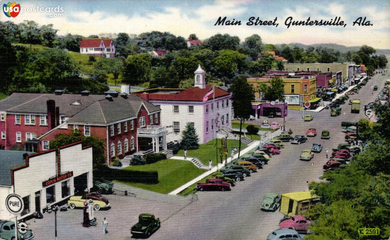 Pictures of Guntersville, Alabama: Main Street