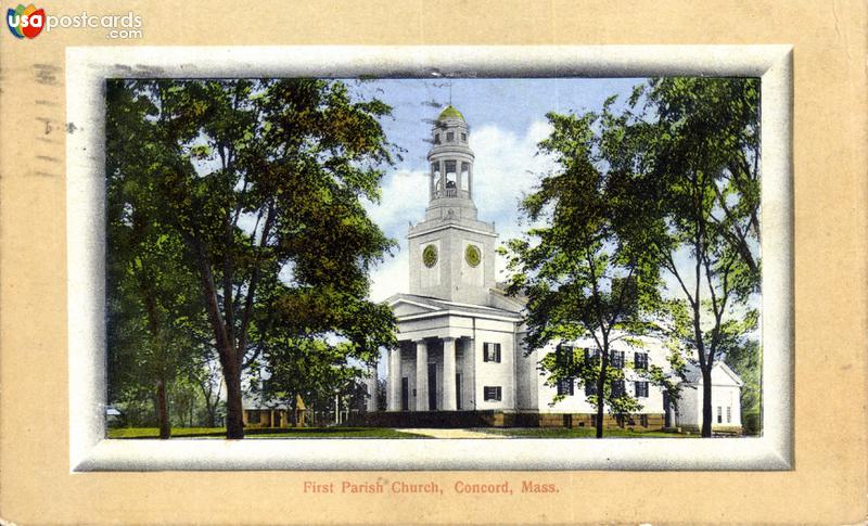 Pictures of Concord, Massachusetts: First Paris Church