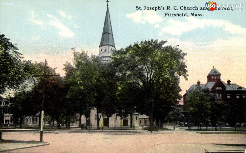 Pictures of Pittsfield, Massachusetts: St. Joseph´s R. C. Church and Convent