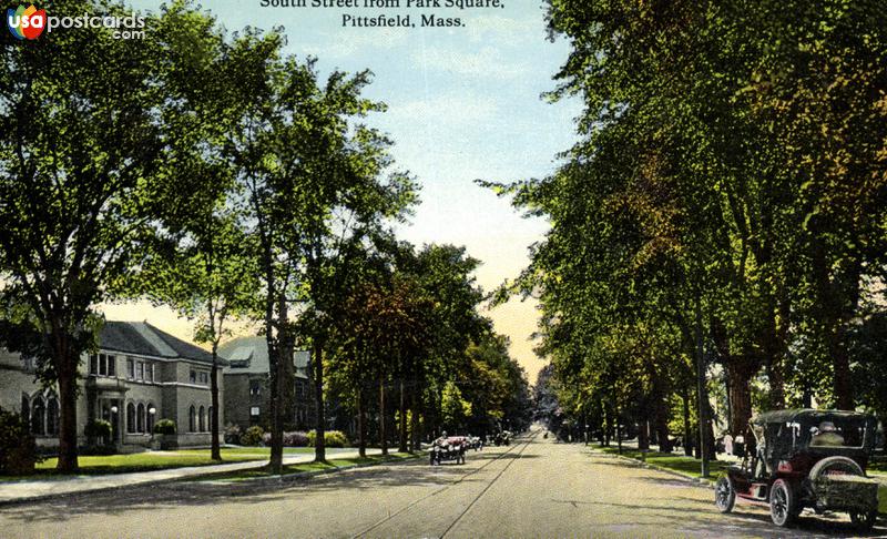 Pictures of Pittsfield, Massachusetts: South Street from Park Square