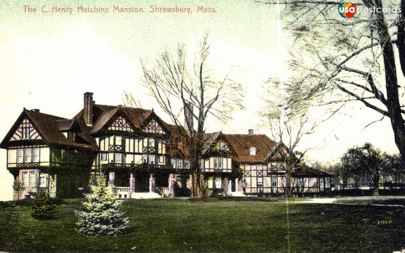 Pictures of Shrewsbury, Massachusetts: The C. Henry Hutchins Mansion