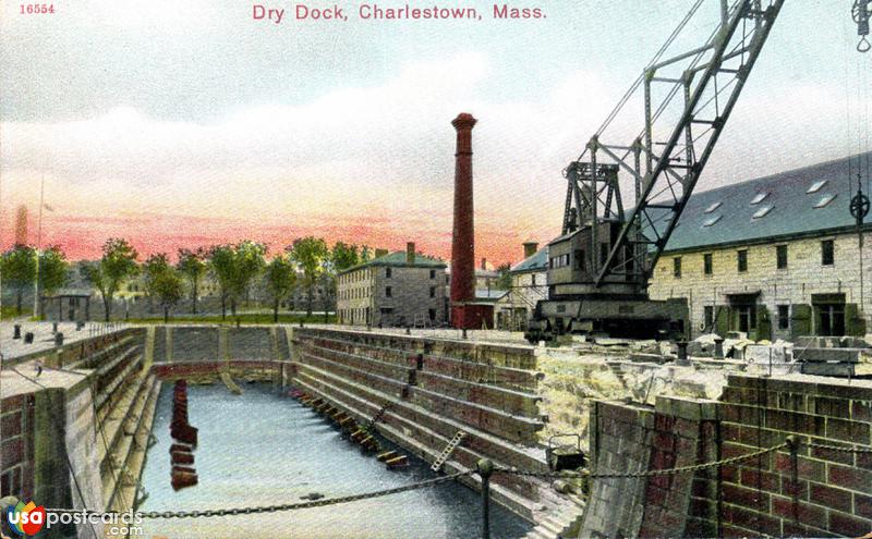 Pictures of Charlestown, Massachusetts: Dry Dock