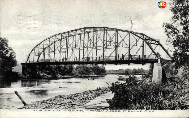Pictures of Midland, Michigan: New bridge over the Tittabawassee