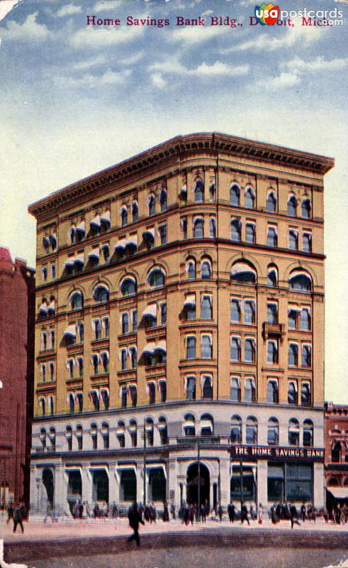 Pictures of Detroit, Michigan: Home Savings Bank Building