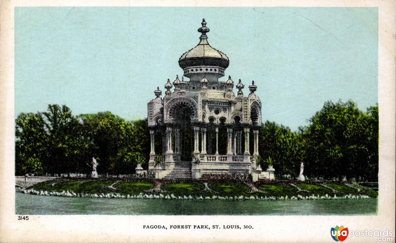 Pictures of St. Louis, Missouri: Pagoda, Forest Park