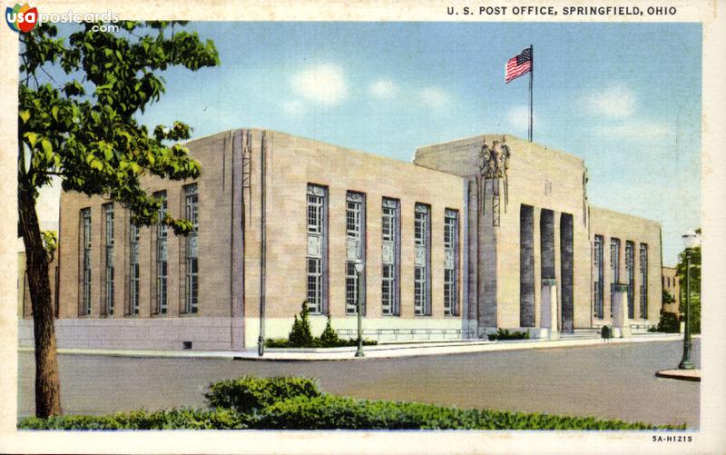 Pictures of Springfield, Ohio: U.S. Post Office