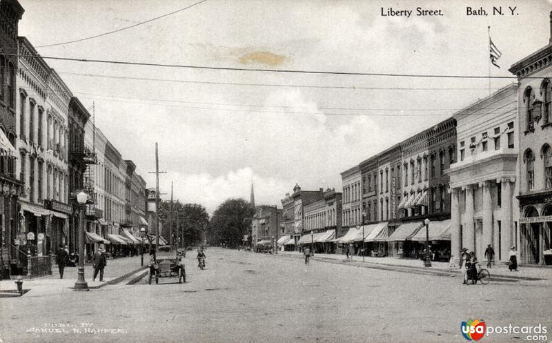 Pictures of Bath, New York: Liberty Street