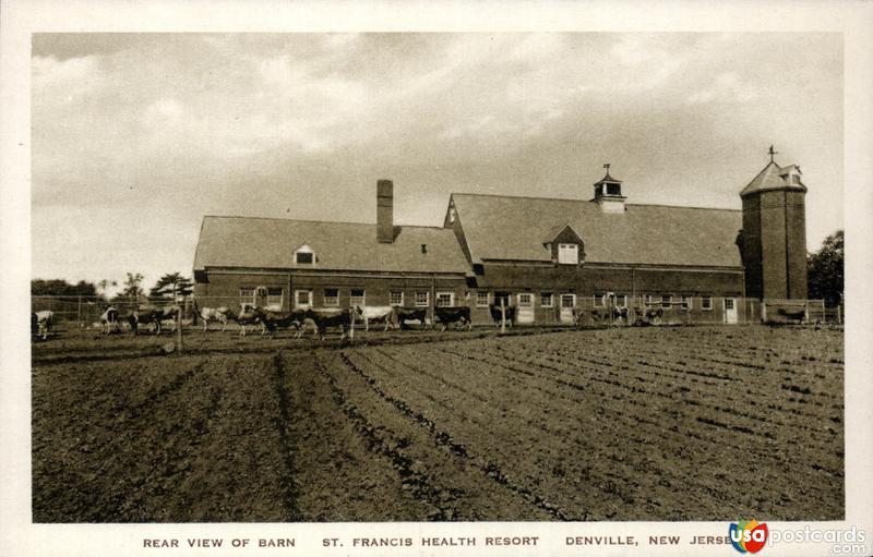 Pictures of Denville, New Jersey: Rear view of Barn, St. Francis Health Resort