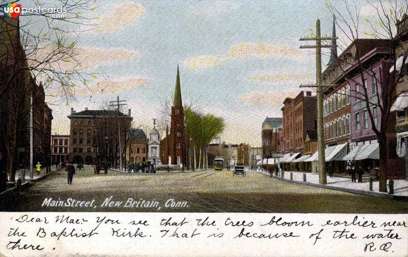 Pictures of New Britain, Connecticut: Main Street