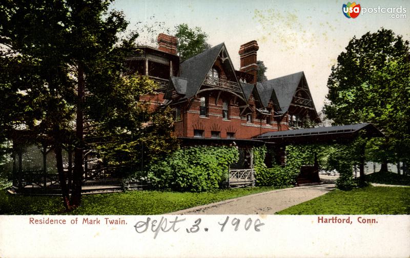 Pictures of Hartford, Connecticut: Residence of Mark Twain