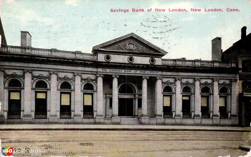Pictures of New London, Connecticut: Savings Bank of New London