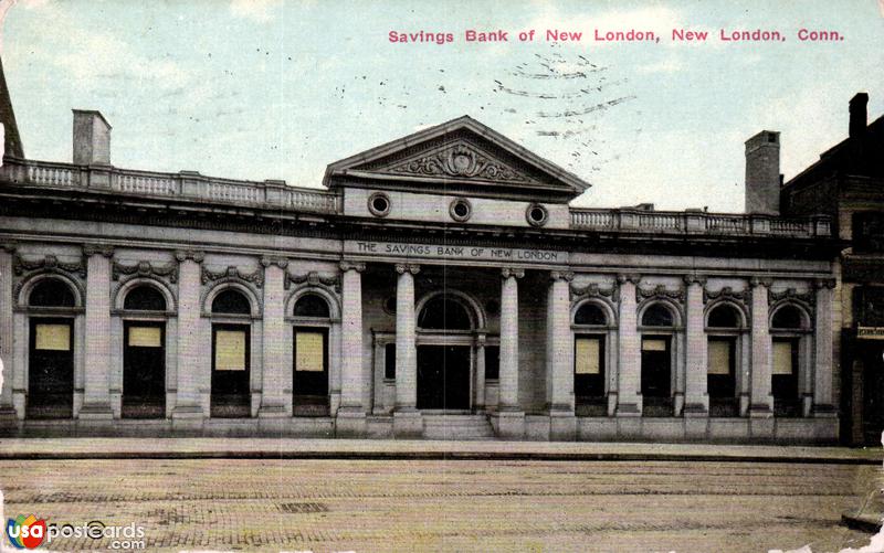 Pictures of New London, Connecticut: Savings Bank of New London