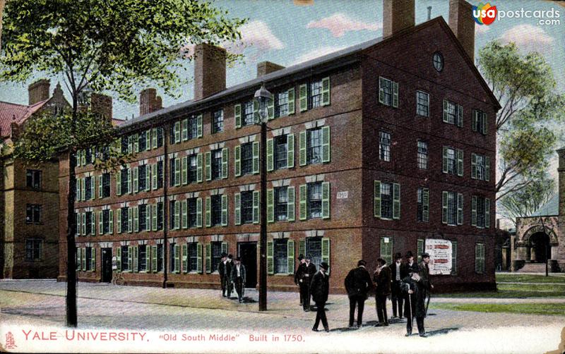 Pictures of New Haven, Connecticut: Yale University. Old South Middle