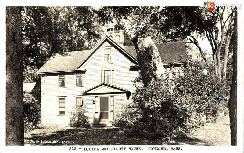 Pictures of Concord, Massachusetts: Louisa May Alcott House