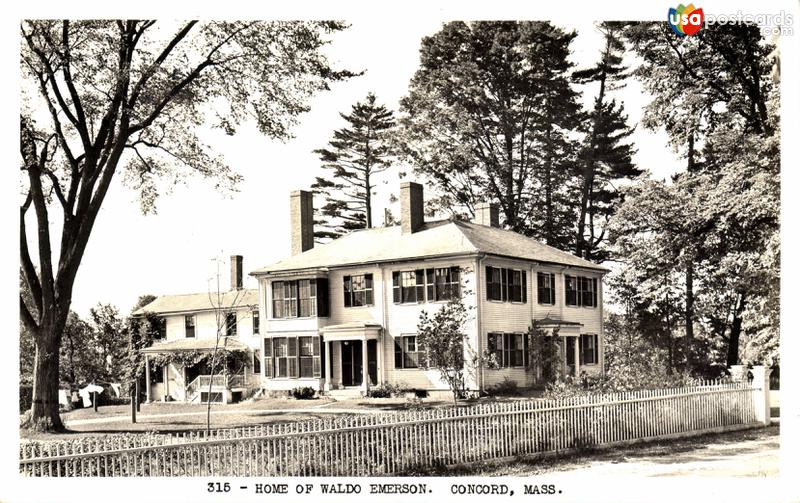Pictures of Concord, Massachusetts: Home of Waldo Emerson