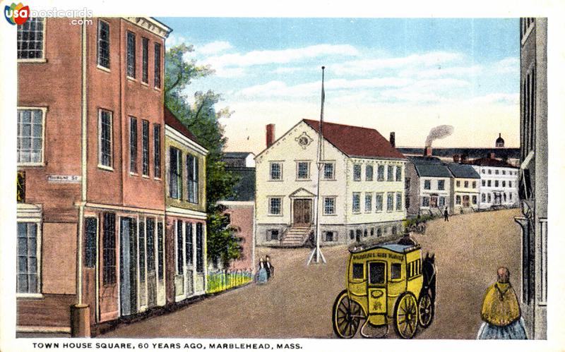 Pictures of Marblehead, Massachusetts: Town House Square